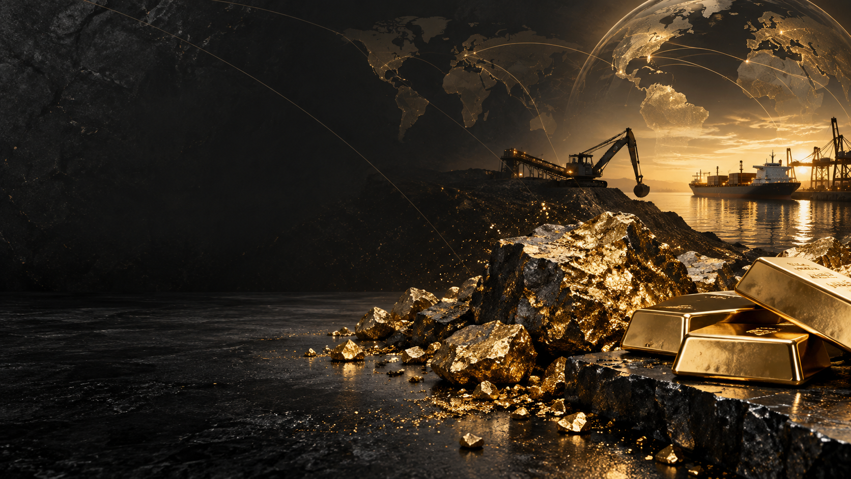 Taygold mining and global export visual